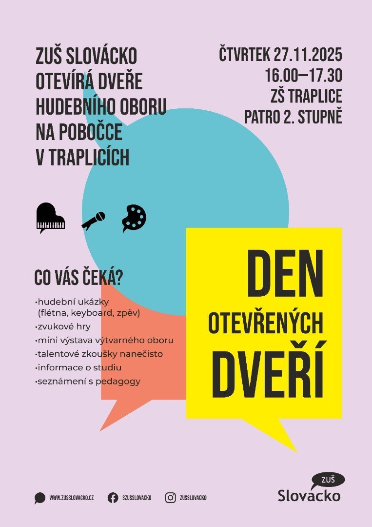 Den otevřených dveří na pobočce v Traplicích