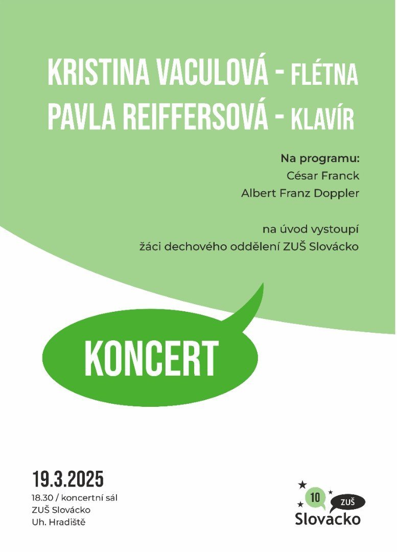 Koncert K.Vaculová a P.Reiffersová