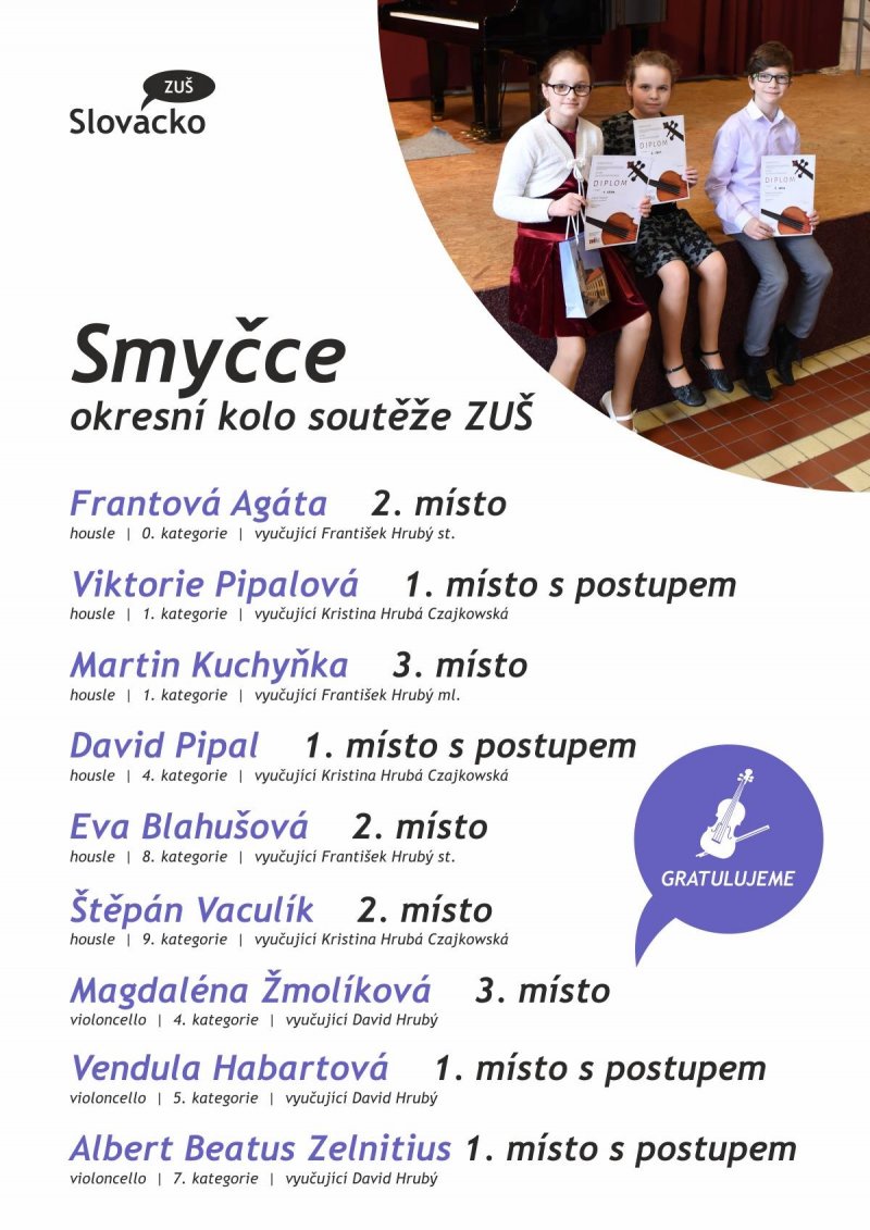 Soutěž ZUŠ - smyčce